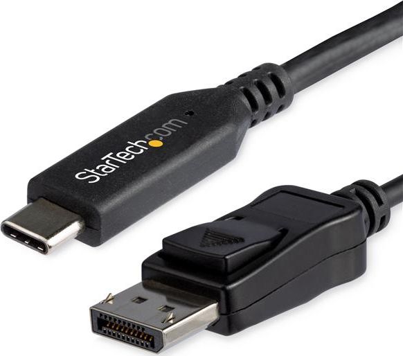 Kabel USB StarTech USB-C - 1.8 m Czarny (CDP2DP146B)