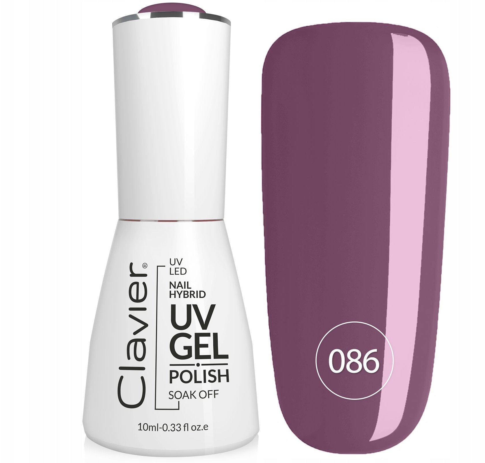 CLAVIER_Nailsology Gel Polish lakier hybrydowy 086 Plum Charmer 8ml