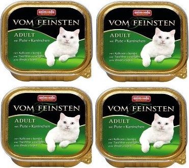 Animonda ANIMONDA Vom Feinsten Adult Cat smak: z indykiem i królikiem 12x100g