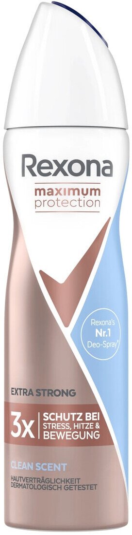 Rexona Maximum Protection Clean Scent Antyperspirant w aerozolu dla kobiet 150ml