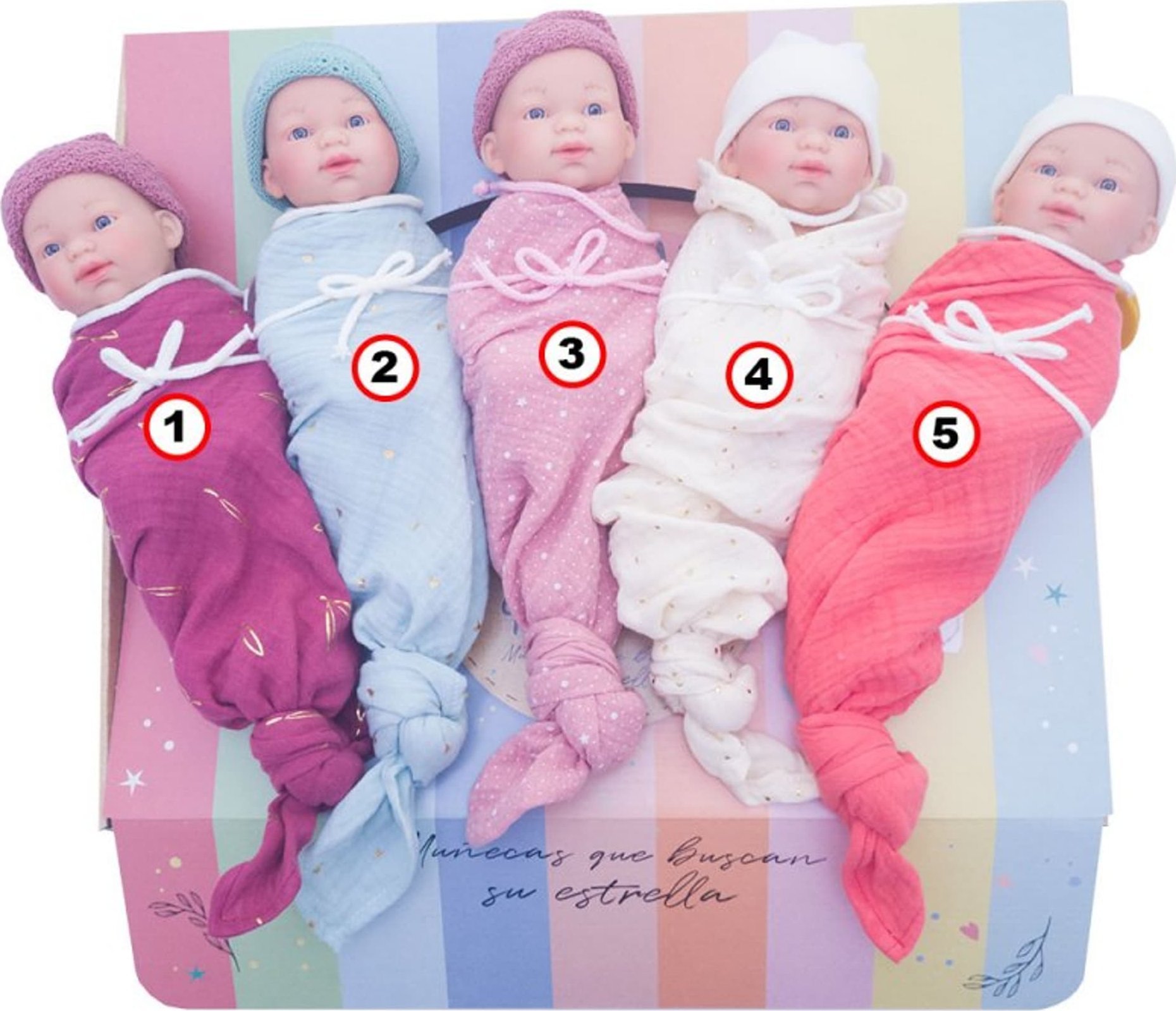 Nines Lalka golosinas muselin