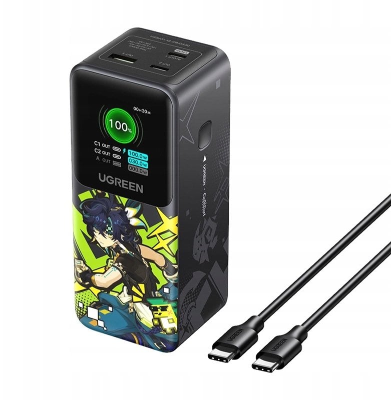Powerbank Ugreen Powerbank 20000mAh PB721 Genshin Impact Series, 130W, 2x USB-C + USB