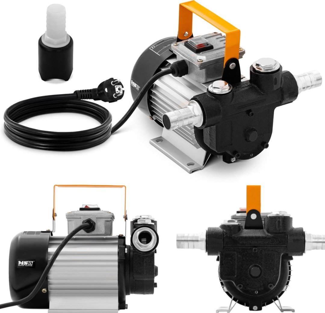 MSW Pompa pompka do paliwa oleju napędowego elektryczna samozasysająca IP55 230 V 550 W 60 l/min