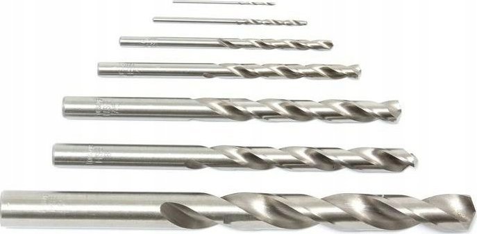 Wiertło Forsage Wiertło do metalu 6.5mm HSS+Co 10szt., w plastikowym pudełku