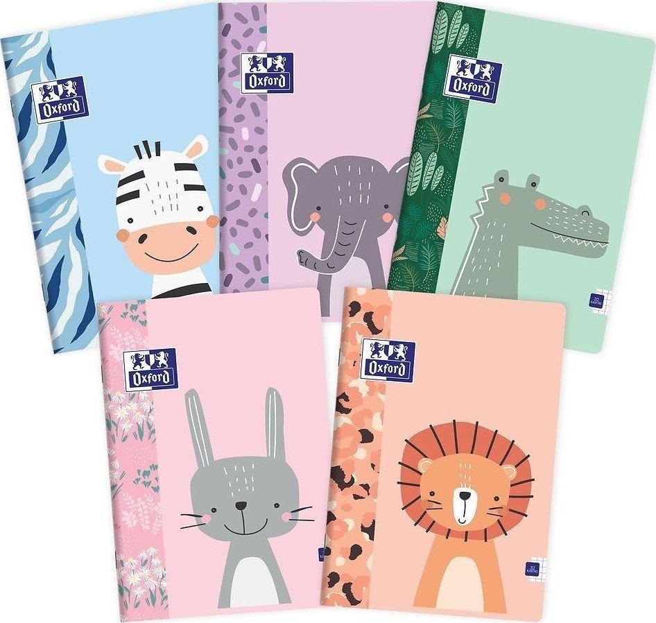 Oxford Zeszyt A4/32K kratka Kids (10szt)