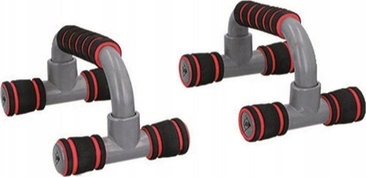 Dunlop Dunlop - Uchwyty do pompek Push Up Bars 2 szt. (czerwony)