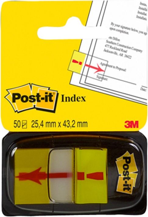 3M Zakładki indeksujące z nadrukiem "wykrzyknik" 25x43mm (680-33 3M-70071392818)
