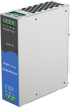 Ruijie Reyee RG-NIS-PA120-54| Zasilacz do switchy przemysłowych RG-NIS, AC/DC, 120W, DIN