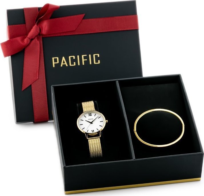 Zegarek Pacific ZEGAREK DAMSKI PACIFIC X6172 - KOMPLET PREZENTOWY (ZY665A)