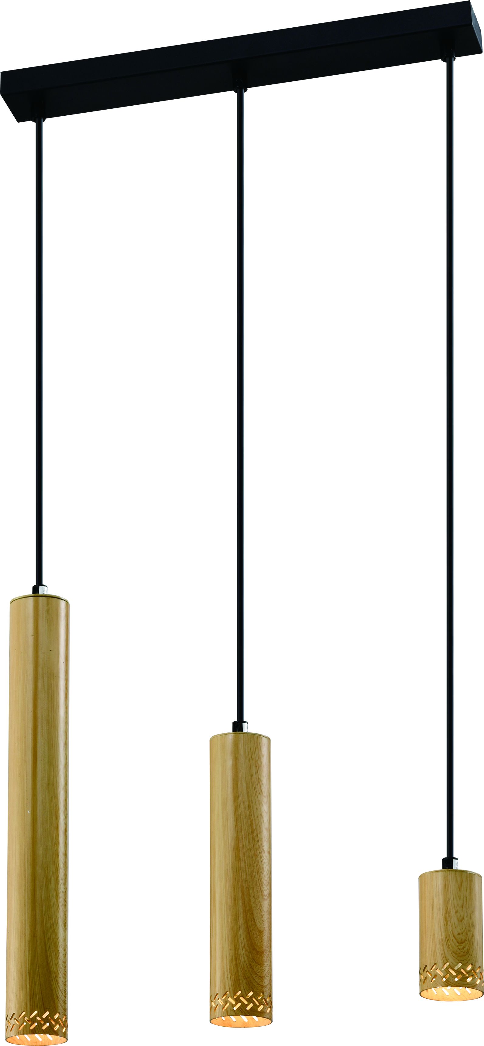 Lampa wisząca Candellux Nowoczesna lampa wisząca LED Ready brązowa Candellux TUBO 33-79114