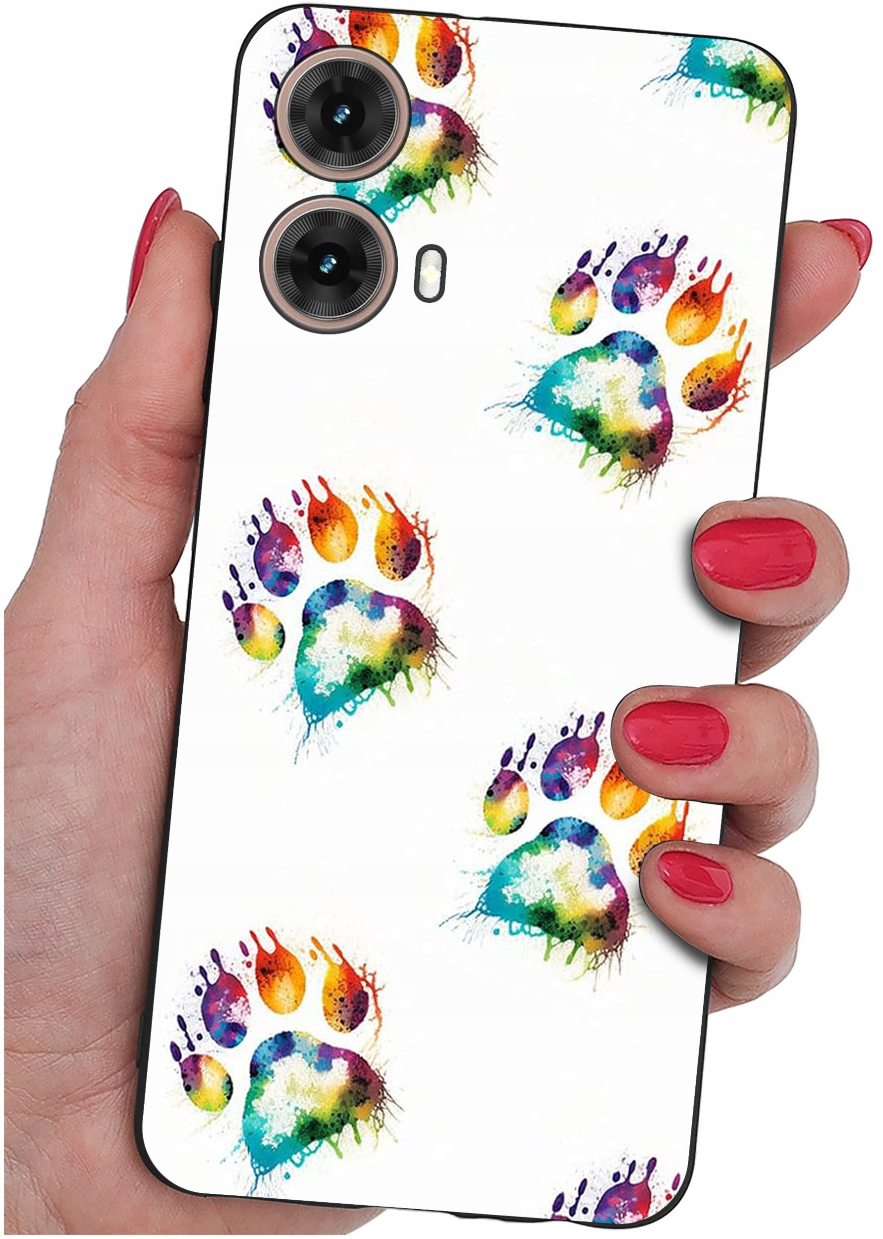 Etui do Motorola Moto G85 5G WZORY |SILIKONOWE MATT CASE