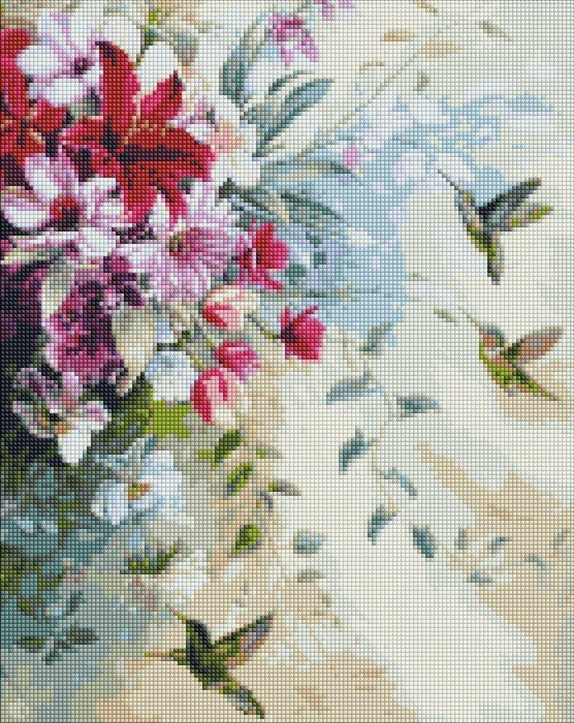 Norimpex Diamentowa mozaika - Magia wiosny 40x50cm