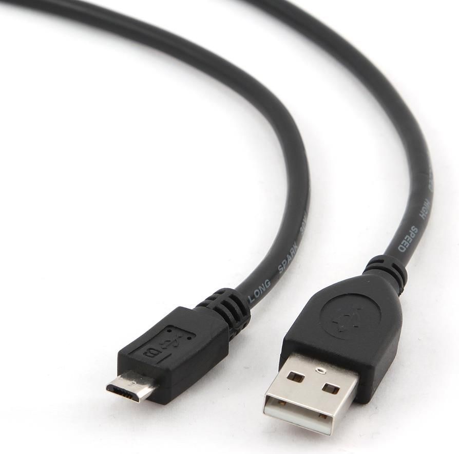 Adapter USB Gembird Czarny (CCP-mUSB2-AMBM-0.1M)