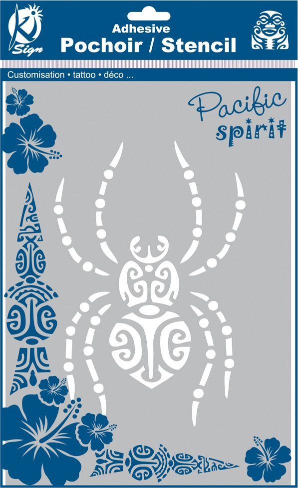 Ki-Sign Szablon A4 21x30 cm Pająk Maori