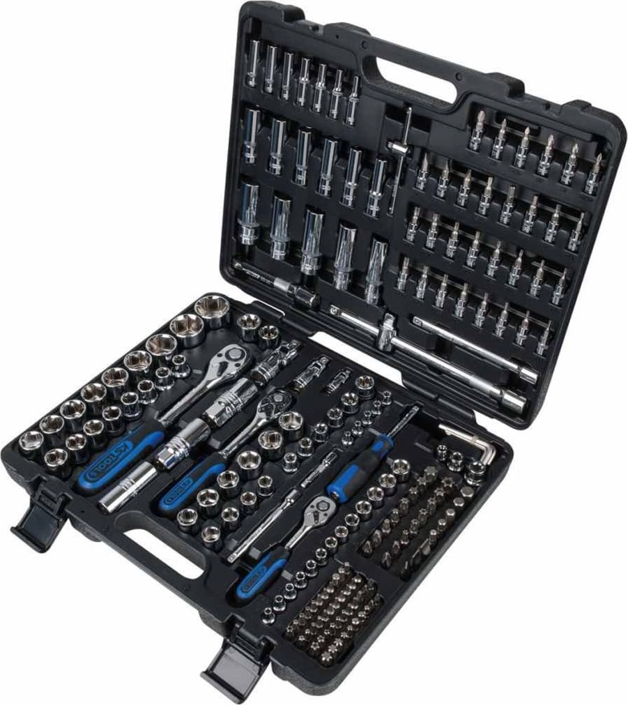 Zestaw narzędzi KS Tools KS Tools 1/4 + 3/8 + 1/2 CHROMEplus Socket Set 195 pcs