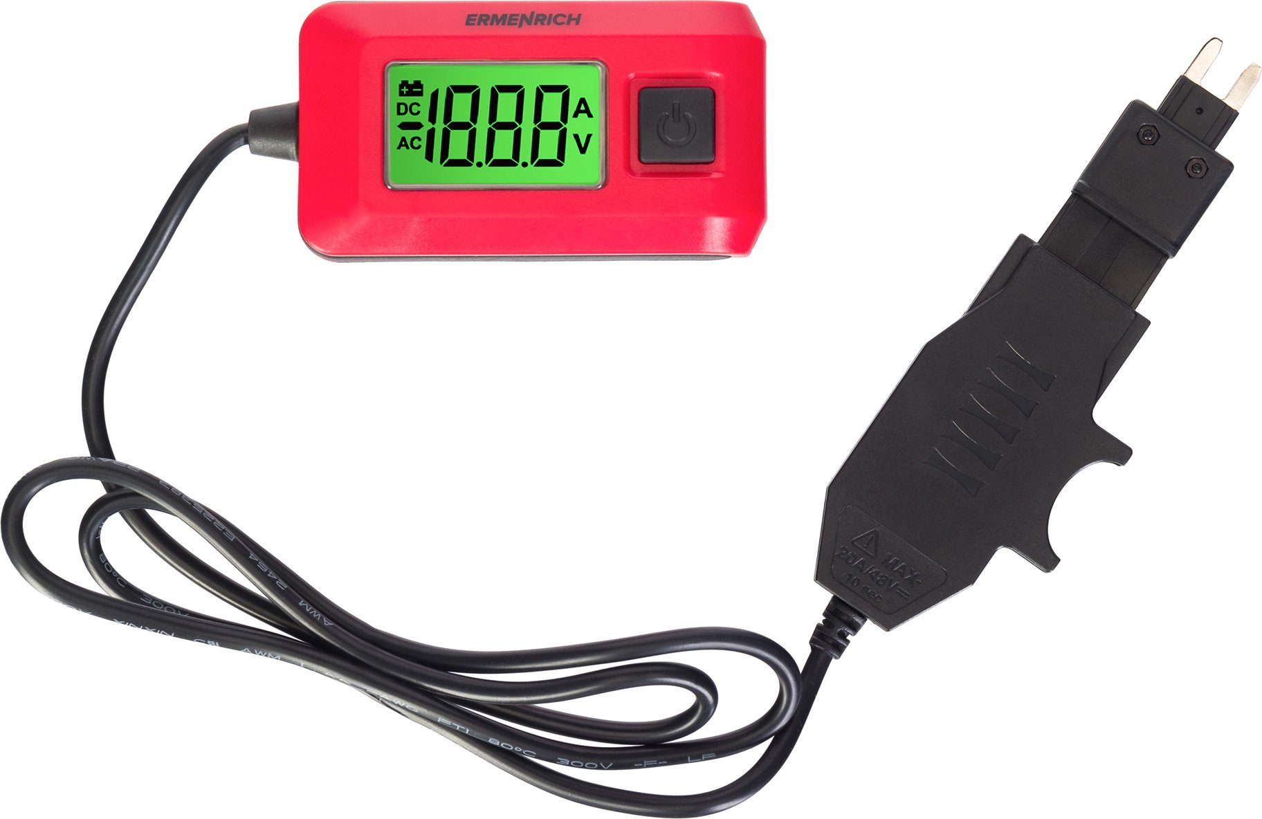 Dalmierz Ermenrich Samochodowy miernik prądu Ermenrich Zing CT30