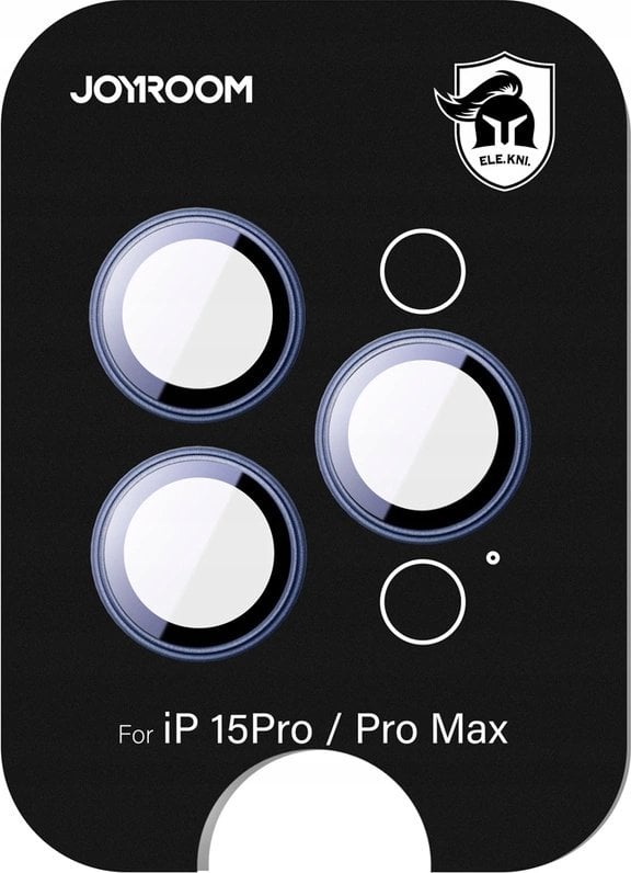Szkło ochronne Joyroom JR-MFY0253 na obiektywy iPhone 15 Pro/15 Pro Max - niebieskie