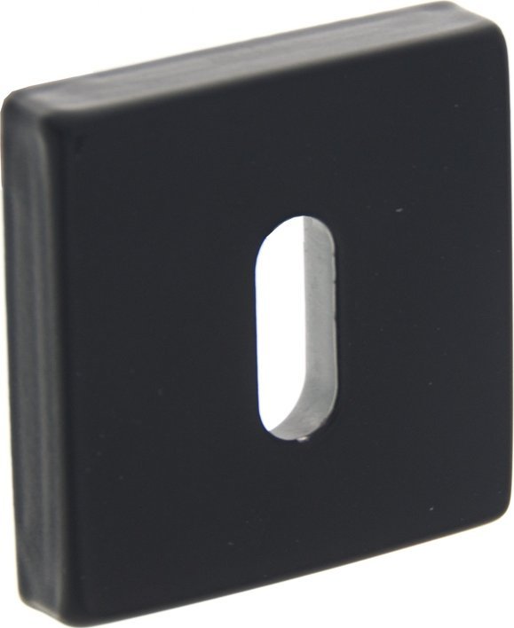 UN SZYLD DRZWIOWY KWADRAT KLUCZ CZARNY