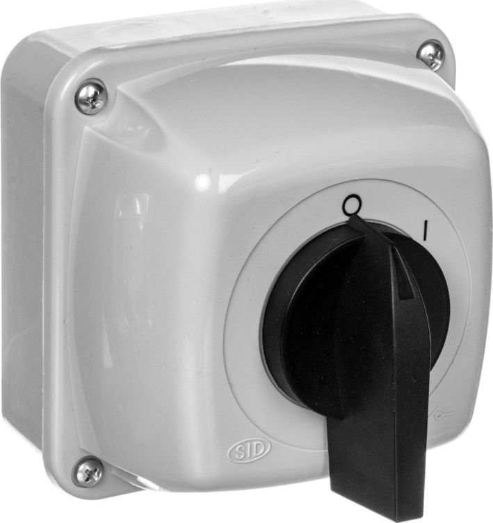 Elektromet Łącznik krzywkowy 0-1 3P 16A IP44 Łuk 16-13 w obudowie 921613