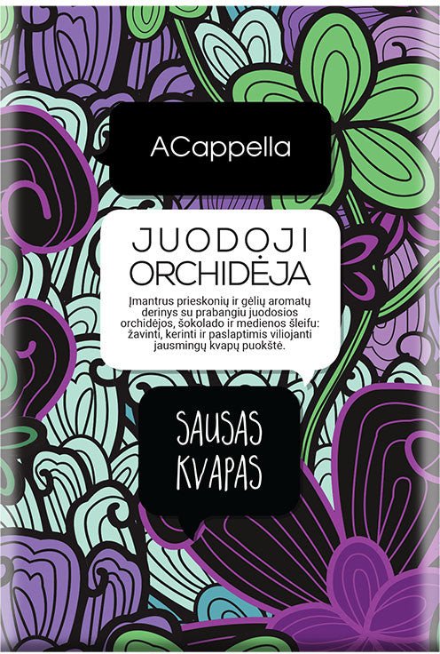 Sausas namų kvapas ACappella Juodoji orchidėja, 70 g