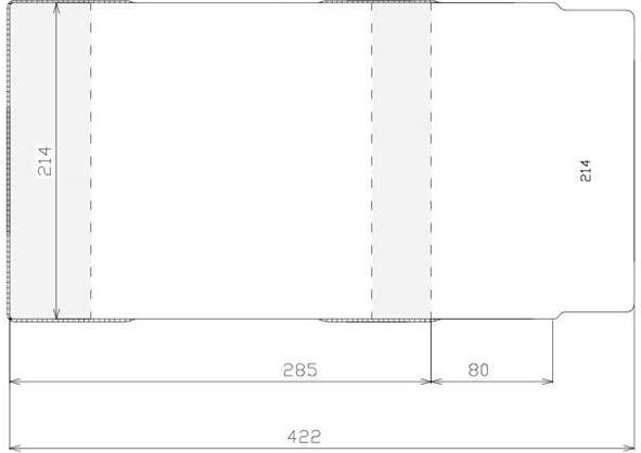 Sztapel Okładka 214 mm 50 sztuk