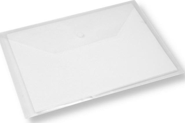 Koperta na dokumenty A4 z klipem biała