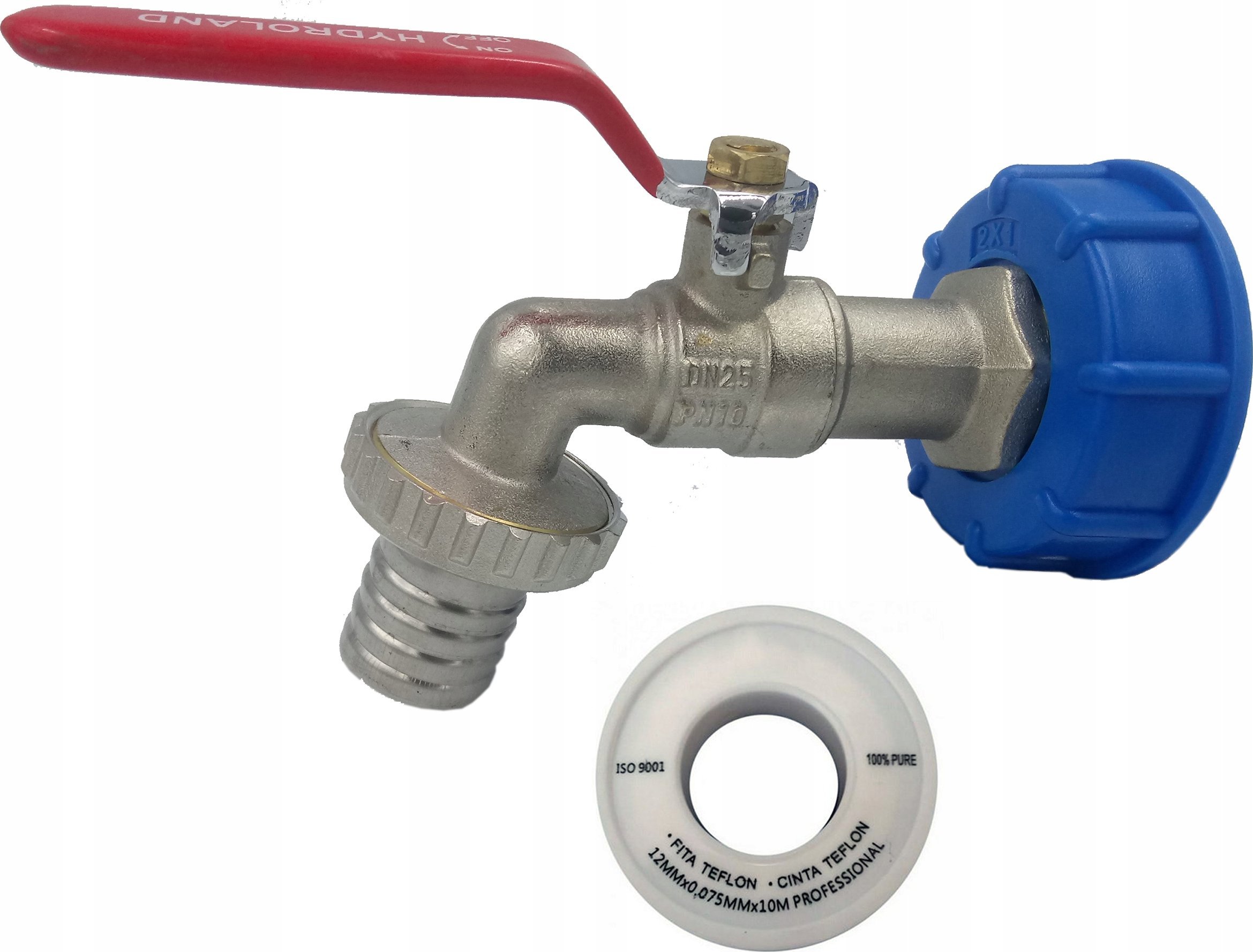 ZAWÓR CZERP.KULOWY ZE ZŁĄCZKĄ 1" DŁAWIK "H" // ZKC-25-R-H