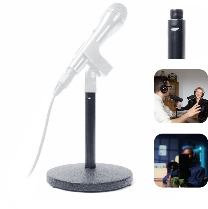 Krótki stand stołowy do mikrofonów Vonyx one size