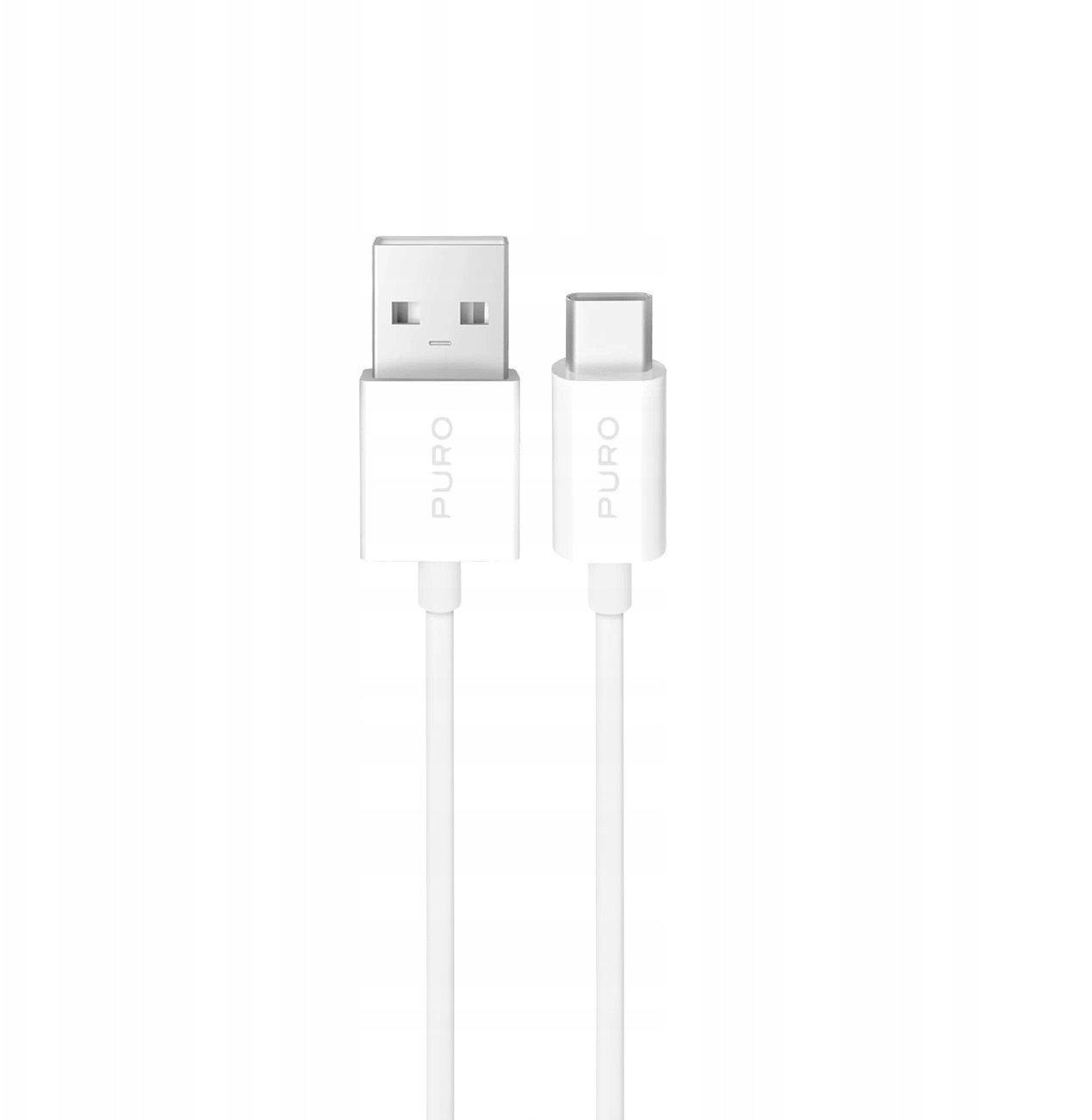 Kabel USB Puro USB-A - USB-C 3 m Biały (8018417498701)