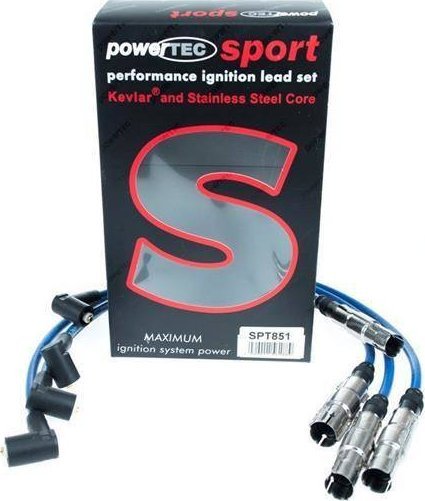Powertec Przewody zapłonowe PowerTEC AUDI A3 A6 SEAT LEON VW GOLF 1.6 2.0L Czerwone