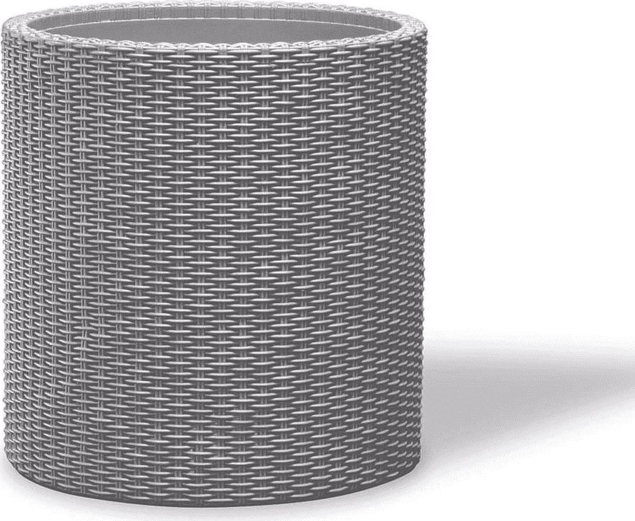 Keter doniczka Medium Cylinder Planter szara (224150)