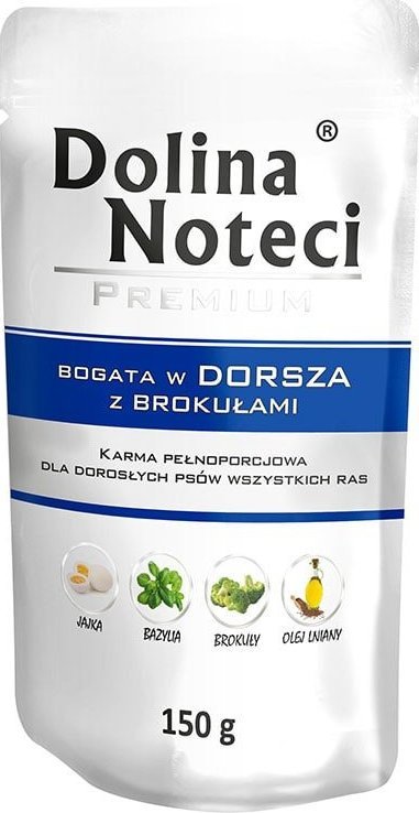 Dolina Noteci Premium z dorszem 10x150g