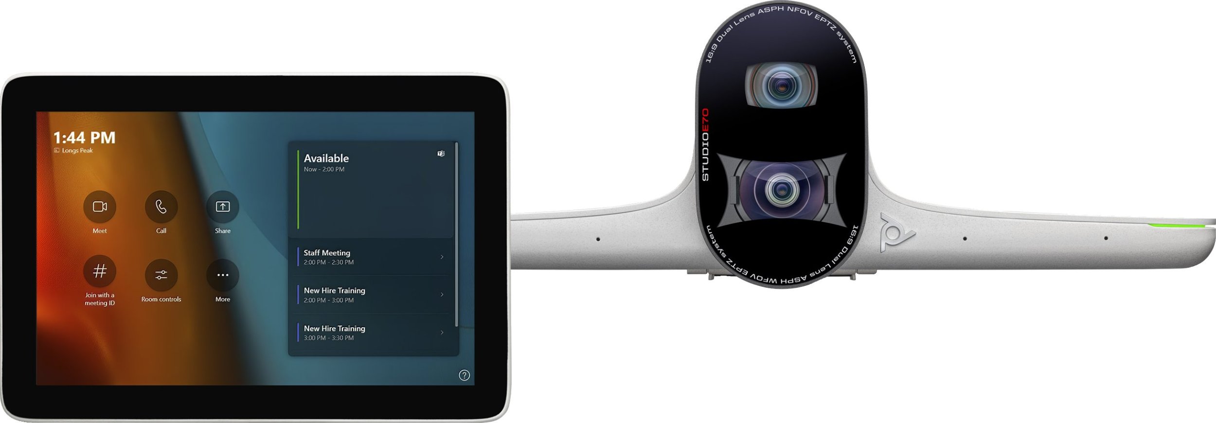 Terminal sieciowy HP HP Poly Studio Large Room Kit for MS Teams Studio E70 Smart Camera with GC8 ABB