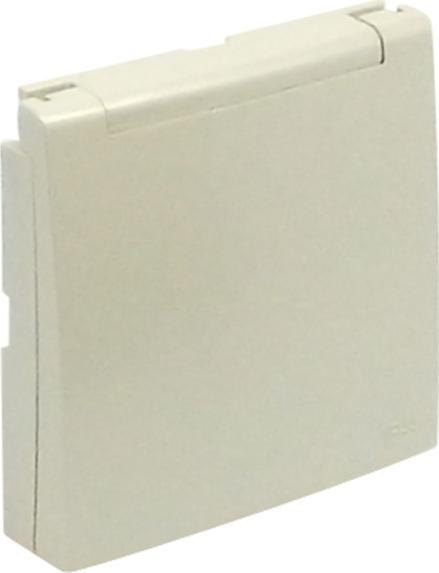 Efapel EFAPEL ELEMENT CENTRALNY DO GNIAZDA Z UZIEMIENIEM Z POKRYWĄ IP44 PERŁOWY 90654 TPE