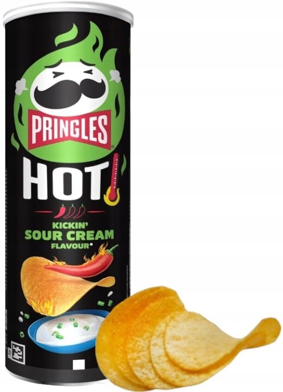 Pringles Chipsy Hot Kickin' Sour Cream 160g