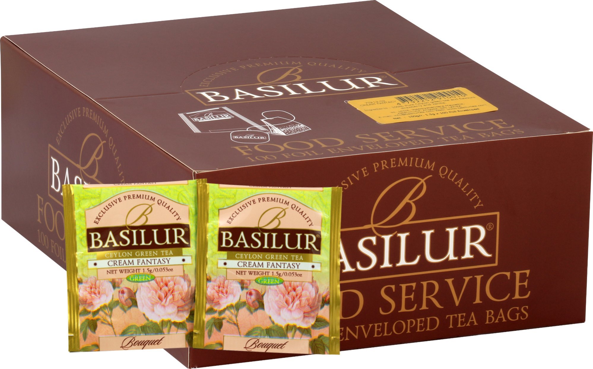 Basilur Basilur CREAM FANTASY herbata zielona 100x1,5g