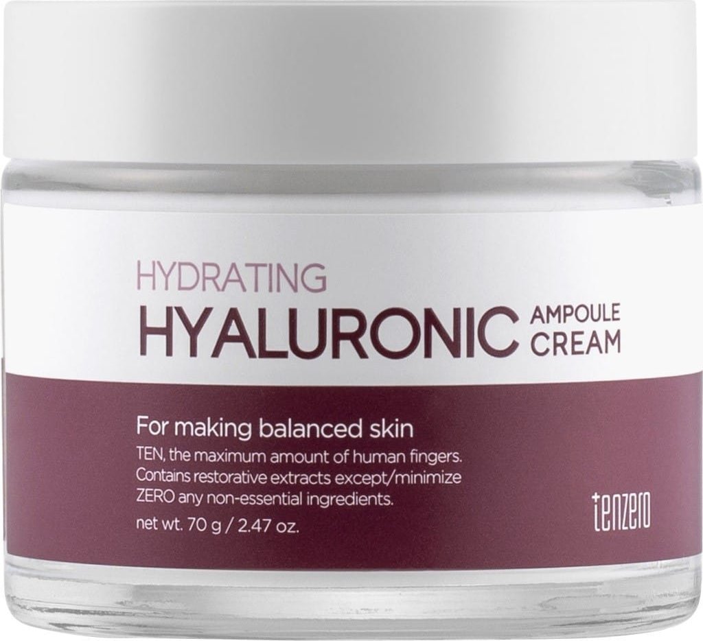 TENZERO Krem-ampułka do twarzy nawilżający z kwasem hialuronowym 70g