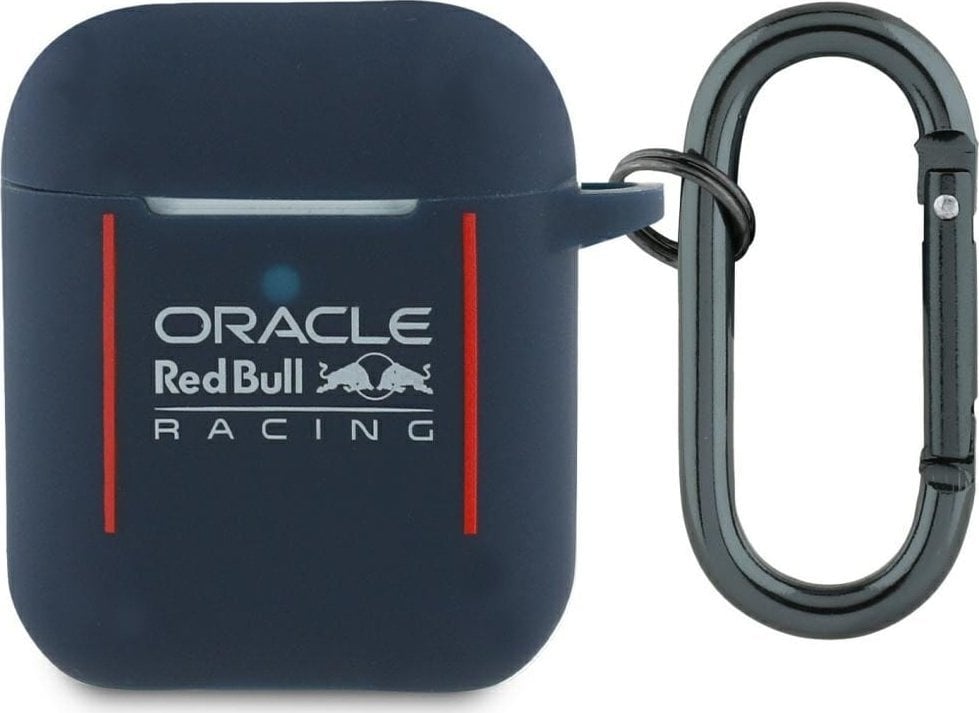 Etui Red Bull Silicone Logo & Lines do AirPods 1 / 2 granatowy