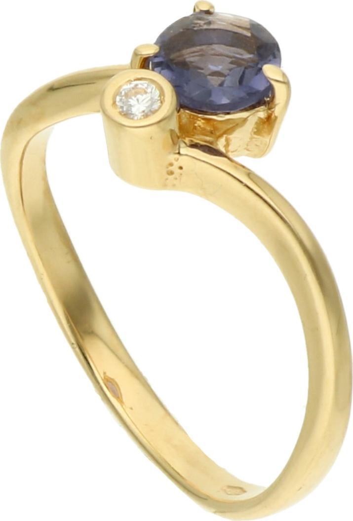 Rosanto Złoty pierścionek z kamieniem naturalnym roz. 13 585 14k