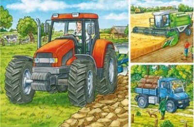 Ravensburger 3X49 EL. MASZYNY NA FARMIE 093885