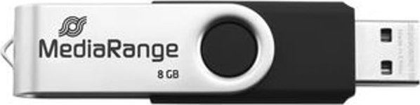 Pendrive Triton MediaRange MR931-2 pamięć USB 16 GB USB Type-A / Micro-USB 2.0 Srebrny, Czarny