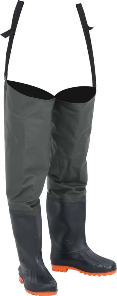 vidaXL Wodery biodrowe, ciemnozielone, rozmiar 41