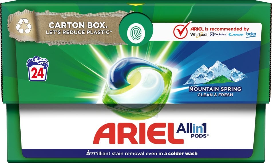 WASHING CAPS ARIEL MOUNTAIN SPRING 24PCS