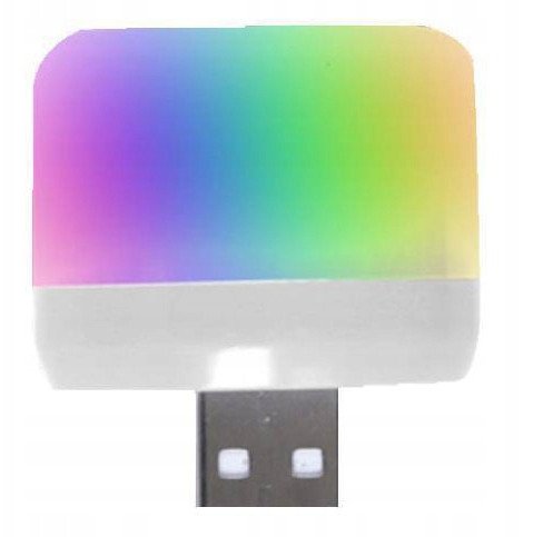 LAMPKA LED RGB Tęczowa na USB do TELEFONU TABLETA
