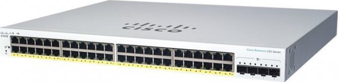 Cisco switch CBS220-48T-4G, 48xGbE RJ45, 4xSFP (CBS22048T4GEURF)