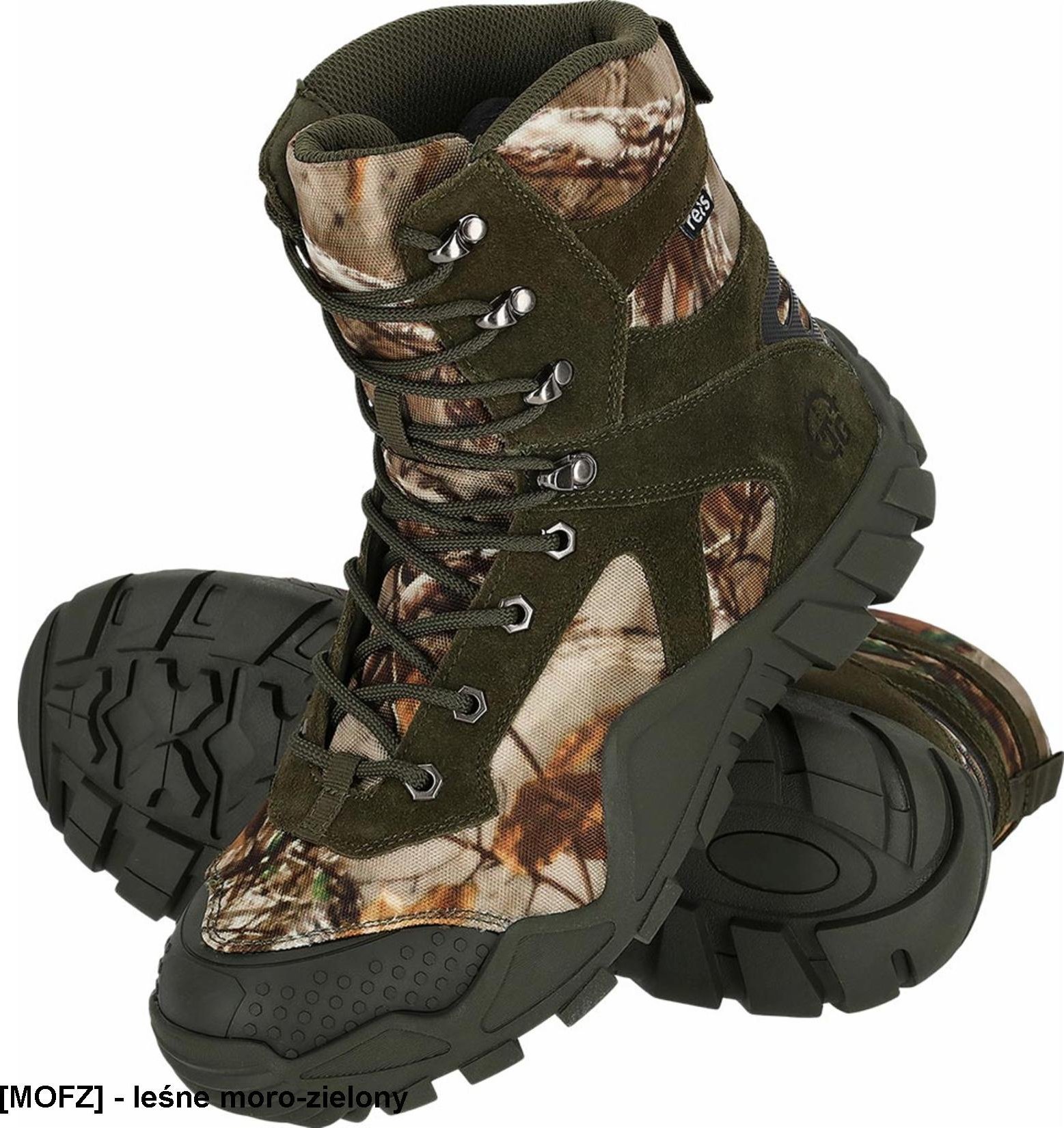 Reis TG-GROVE - Trzewiki męskie wykonane ze skóry zamszowej i tkaniny Oxford podeszwa wykonana z gumy Buty Tactical militarne 42