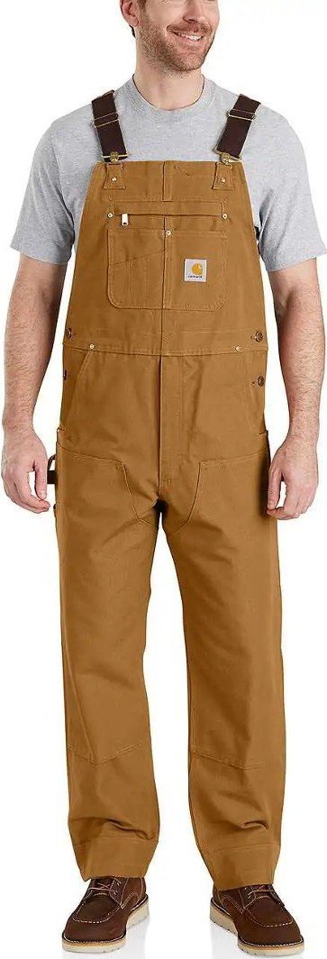 Carhartt Ogrodniczki Carhartt Bib Overall Brown