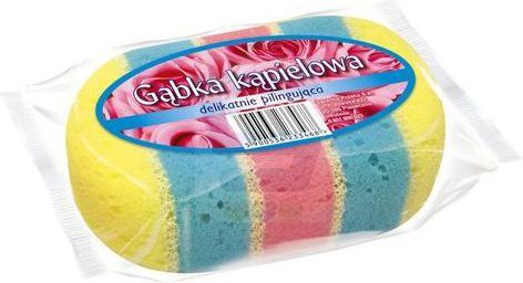 Grosik Gąbka kąpielowa delikatnie pilingująca