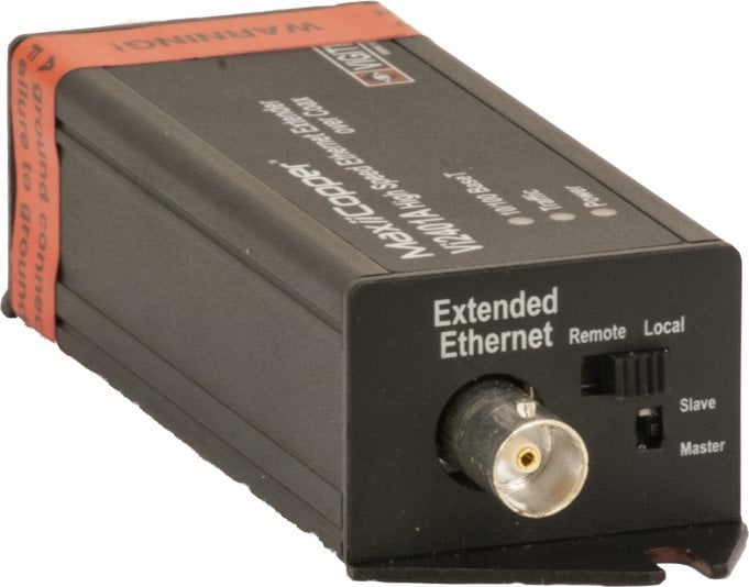 Terminal sieciowy Barox Barox VI-COAX-2401A przedłużacz sieciowy Nadajnik sieciowy Czarny 10, 100 Mbit/s