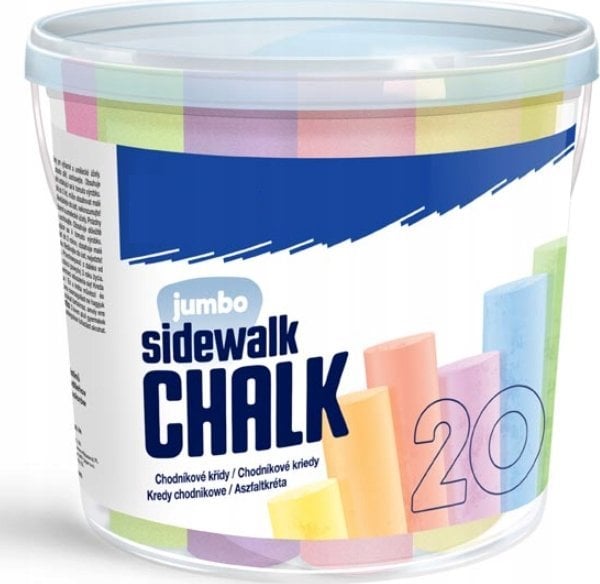 MFP paper kreda chodnikowa owalna 20szt mix kolorów 6320136